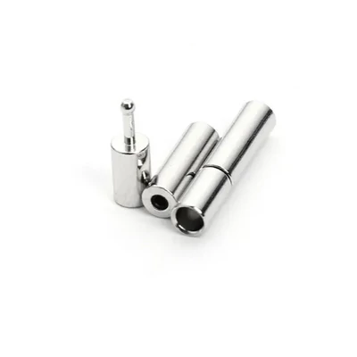 5x18mm Rhódium szálvég 5mm-es bőrhöz