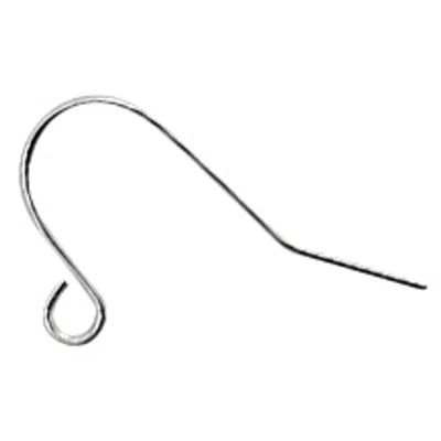 Fülbevaló alap 12 mm Ezüst (rhódium)