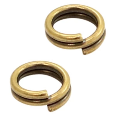 Szerelőkarika Dupla 5 mm Antik bronz