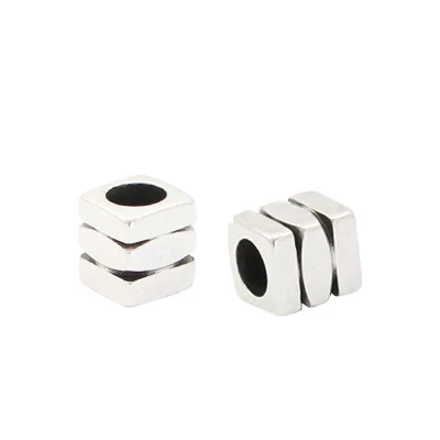 Fém köztes hasáb 4 x 4,3 mm Antik ezüst