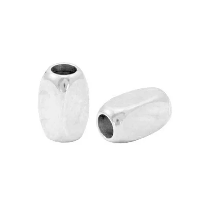 Fém köztes hasáb 7,4 x 4 mm Antik ezüst