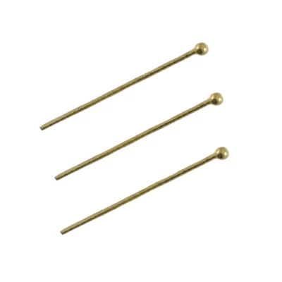 Szerelőpálca gömb végű 25 mm Antik bronz