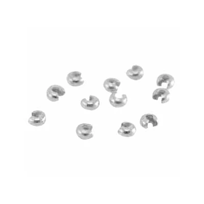 Fém stopperrejtő 4 mm Antik ezüst