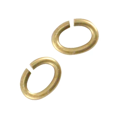 Ovális szerelőkarika 6 x 4,5 mm Antik bronz