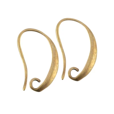 Fülbevaló alap 19mm Antik bronz 1pár