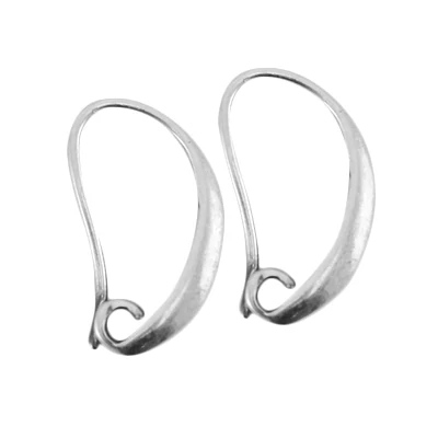 Fülbevaló alap 19mm Antik ezüst (999 ezüst bevonattal) 1pár