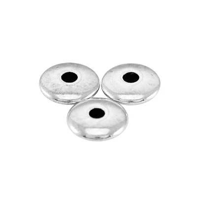 Fém köztes Lencse 5x1,5mm Antik ezüst 5db (Nikkelmentes)