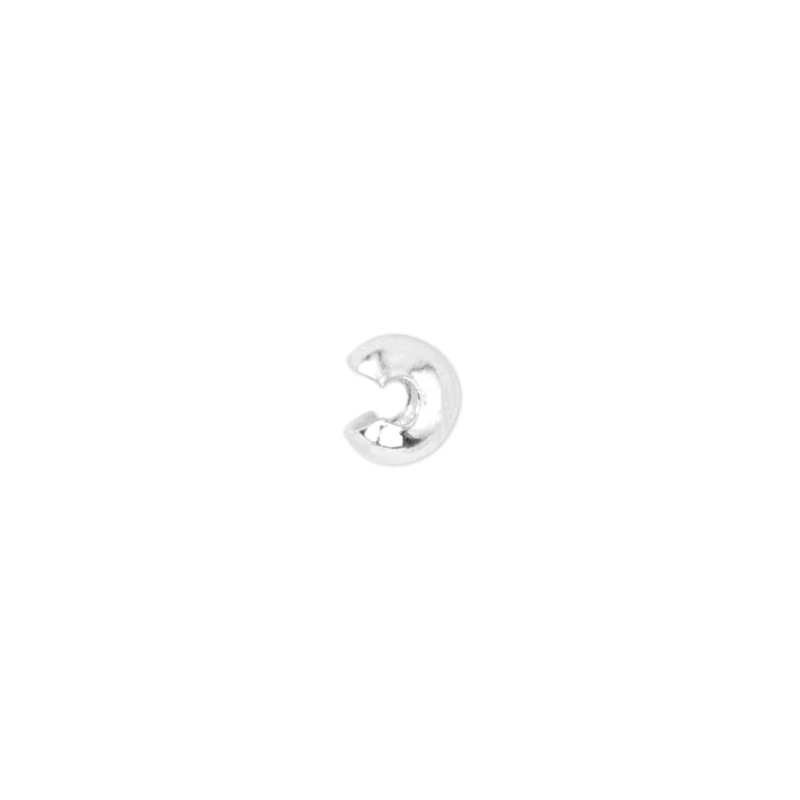 Fém stopperrejtő 4 mm Ezüst