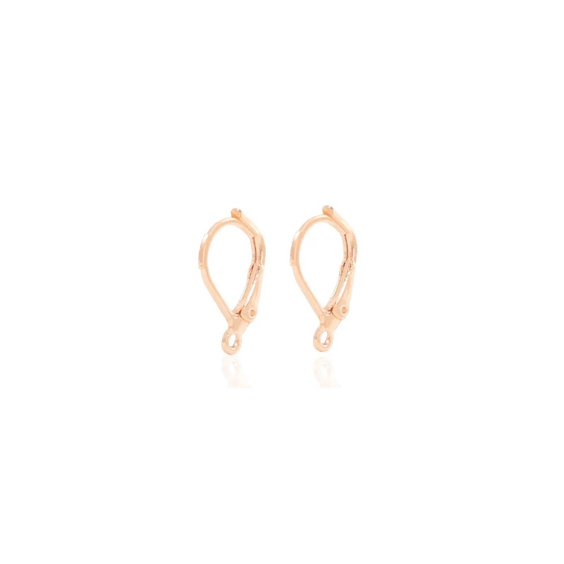 Fülbevaló alap biztonsági 16 x 10 mm Rose gold