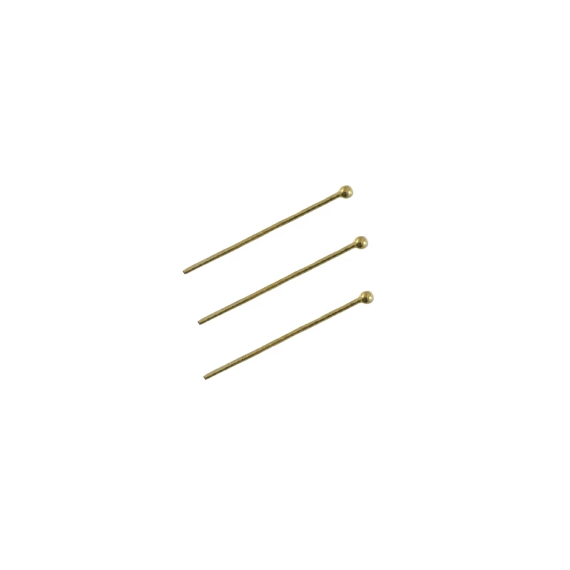 Szerelőpálca gömb végű 25 mm Antik bronz