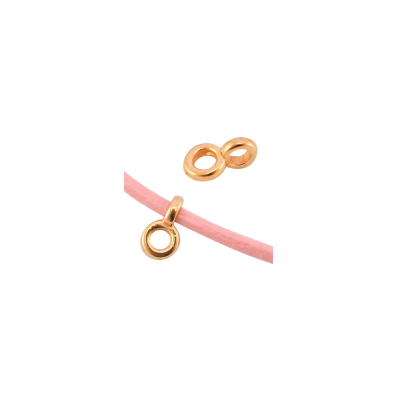 Medálvezető 2,2 mm Rose gold