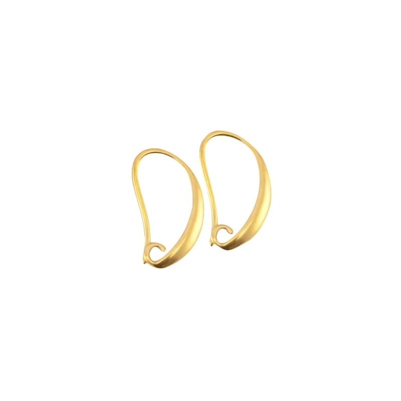 Fülbevaló alap 19mm Arany (24K arannyal futtatva) 1pár