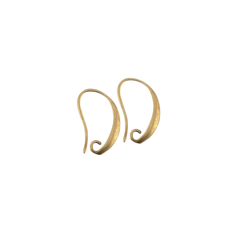 Fülbevaló alap 19mm Antik bronz 1pár