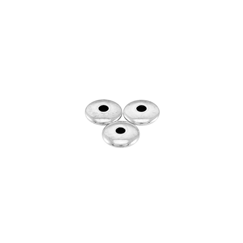 Fém köztes Lencse 5x1,5mm Antik ezüst 5db (Nikkelmentes)
