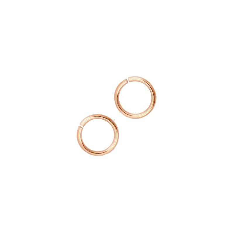 Szerelőkarika 6 mm Rose gold