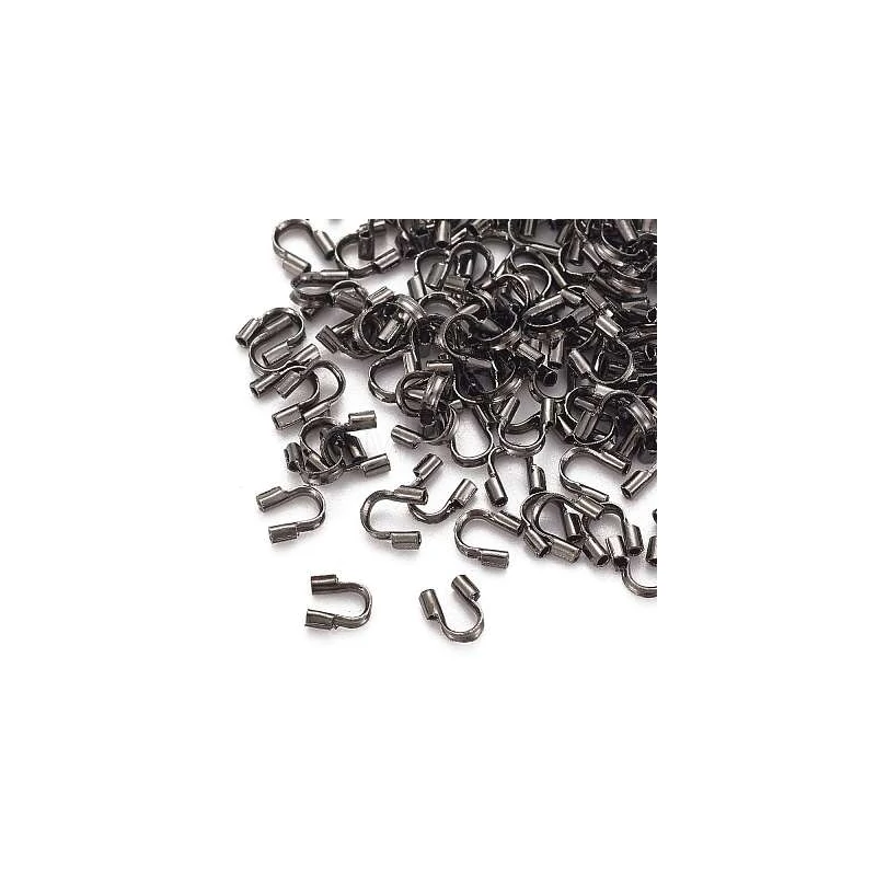 Szálvédő 4x4,5mm (szálkoptató) Gun Metal 10db
